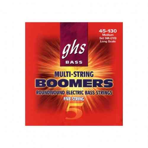 Струны для бас-гитары GHS Strings 5M-DYB Boomers #1 - фото 1