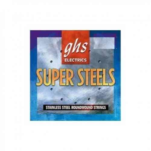 Струны для бас-гитары Струны для бас-гитары GHS Strings 5M-STB Super Steels™ Long Scale Plus / Rounwound Stainless Steel (44-126) #1 - фото 1