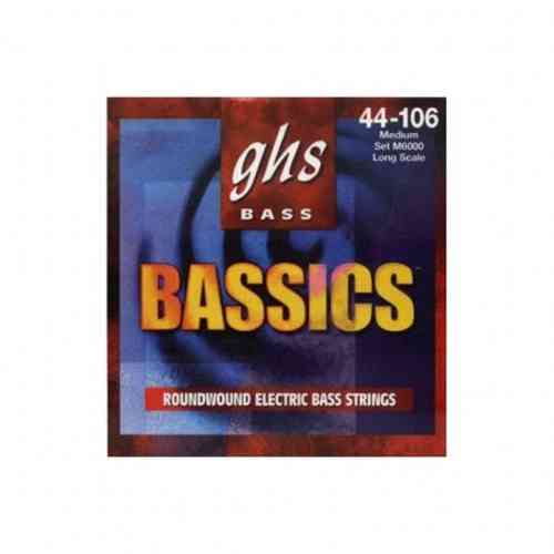 Струны для бас-гитары GHS Strings M6000 Bassics 044-106 #1 - фото 1
