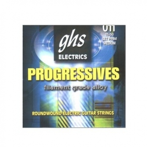 Струны для электрогитары GHS Strings Progressives PRM 11-50 #1 - фото 1