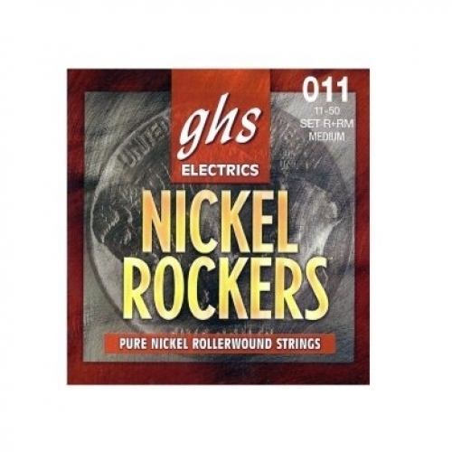 Струны для электрогитары GHS Strings R+RM Nickel Rockers 11-50 #1 - фото 1