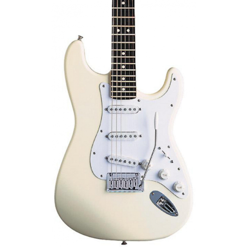 Электрогитара Fender Jeff Beck Strat Olympic White #1 - фото 1