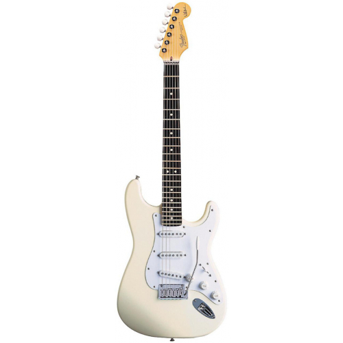 Электрогитара Fender Jeff Beck Strat Olympic White #2 - фото 2