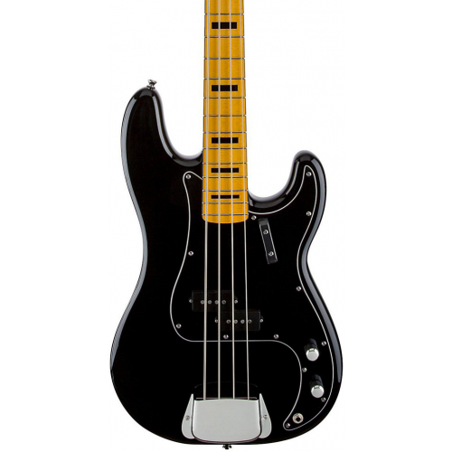 Бас-гитара Fender Squier® Classic Vibe P Bass® `70s, Maple Fingerboard Black #1 - фото 1
