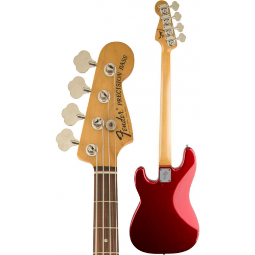 Бас-гитара Fender Nate Mendel Precision Bass RW Candy Apple Red #3 - фото 3