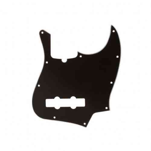 Панель для гитары Fender Pickguard Standard Jazz Bass 10 Screw Holes Black #1 - фото 1