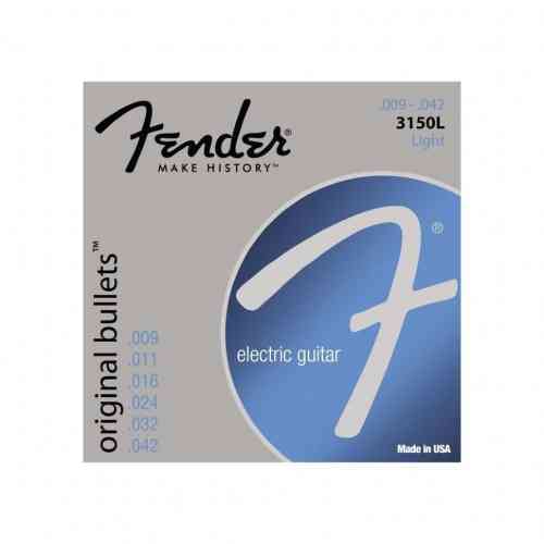 Струны для электрогитары Fender Strings New Original Bullet 3150L Pure NKL Bullet End 9-42 #1 - фото 1