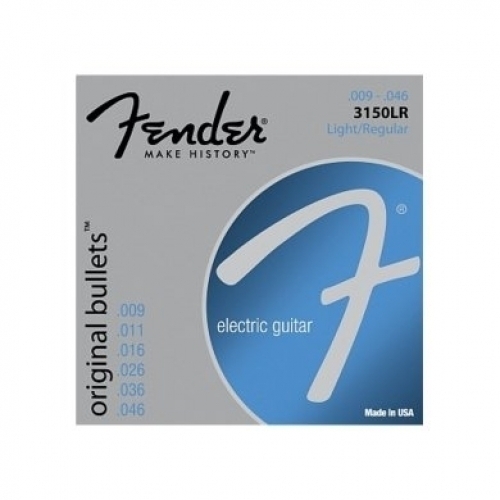 Струны для электрогитары Fender Strings New Original Bullet 3150LR Pure NKL BLT End 9-46 #1 - фото 1