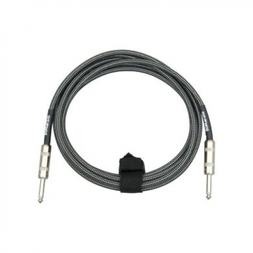 Инструментальный кабель Dimarzio Instrument Cable 10` Black/Gray EP1710SSBKGY #1 - фото 1