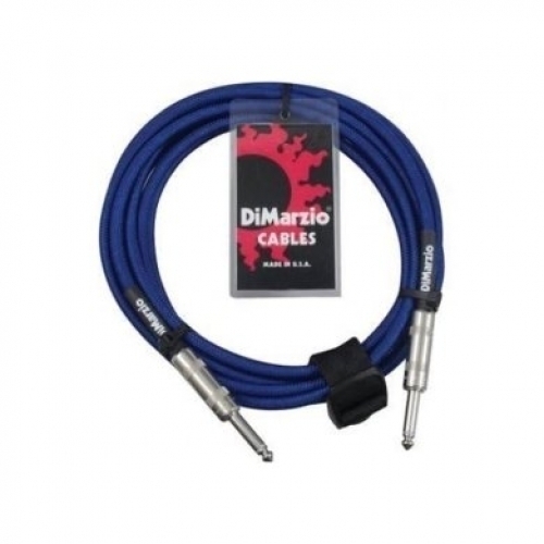 Инструментальный кабель Dimarzio Instrument Cable 10` Electric Blue EP1710SSEB #1 - фото 1