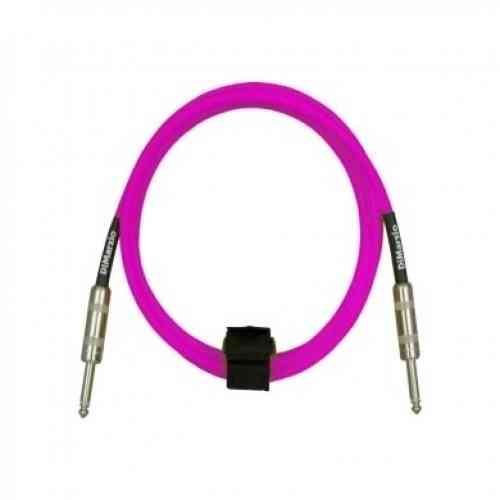 Инструментальный кабель Dimarzio Instrument Cable 10` Neon Pink EP1710SSPK #1 - фото 1