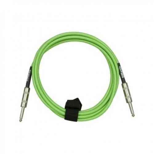 Инструментальный кабель Dimarzio Instrument Cable 18` Neon Green EP1718SSGN #1 - фото 1