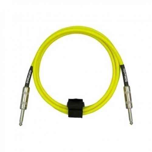 Инструментальный кабель Dimarzio Instrument Cable 18` Neon Yellow EP1718SSY #1 - фото 1