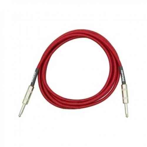 Инструментальный кабель Dimarzio Instrument Cable 18` Red EP1718SSRD #1 - фото 1