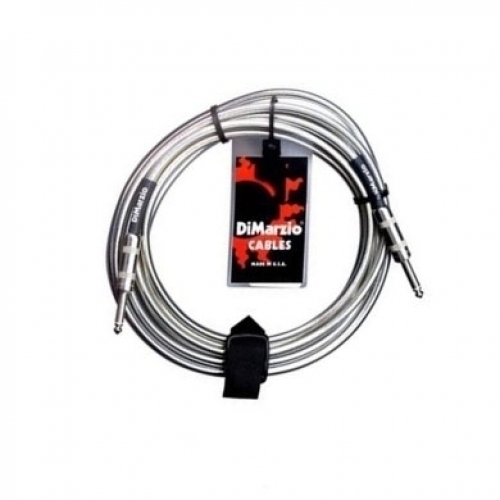 Инструментальный кабель Dimarzio Metallic Instrument Cable 10` Silver EP1710SSSM #1 - фото 1