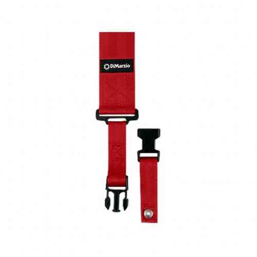 Ремень для гитары Dimarzio 2 Inch Nylon Cliplock Strap Red DD2200NRD #1 - фото 1