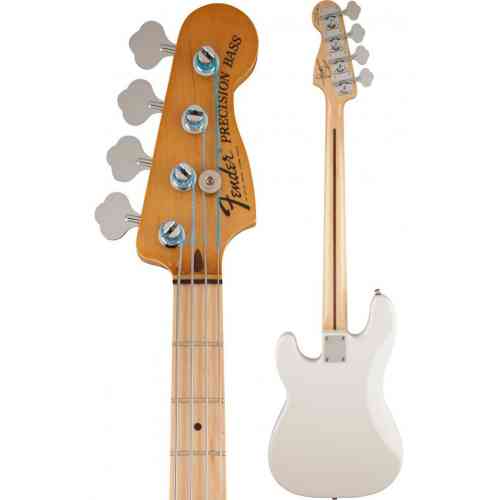 Бас-гитара Fender STEVE HARRIS PRECISION BASS MN Olympic White #4 - фото 4