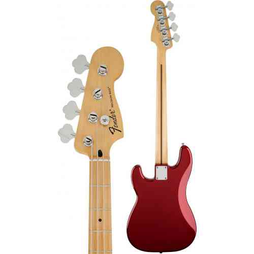 Бас-гитара Fender STANDARD PRECISION BASS MN CANDY APPLE RED TINT #4 - фото 4