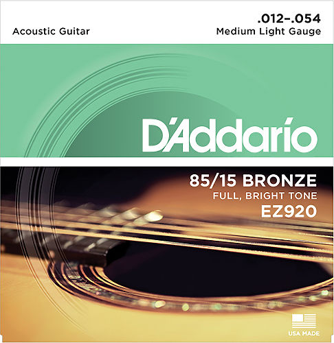 Струны для акустической гитары D`Addario EZ920  #1 - фото 1