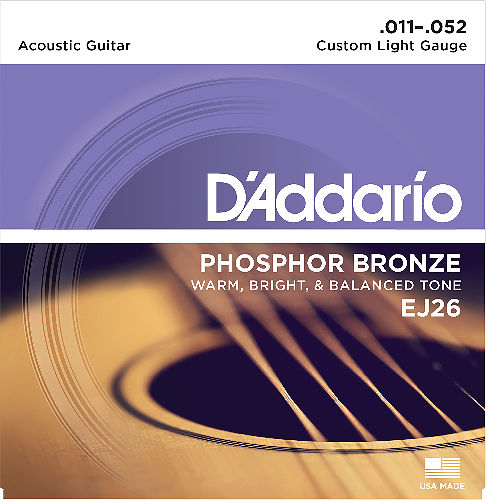 Струны для акустической гитары D`Addario EJ26  #1 - фото 1