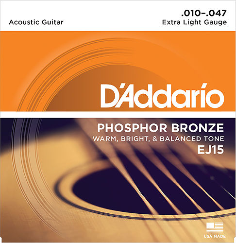 Струны для акустической гитары D`Addario EJ15  #1 - фото 1