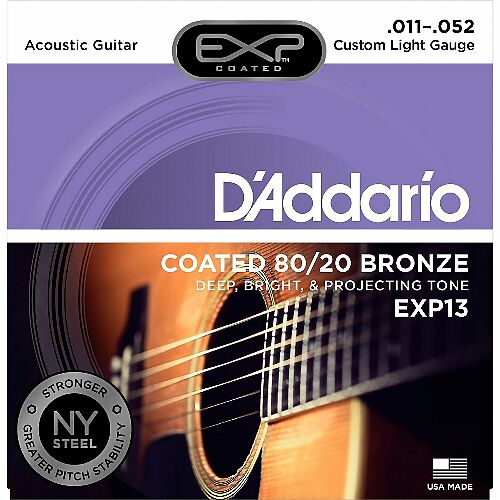 Струны для акустической гитары D`Addario EXP13 #1 - фото 1