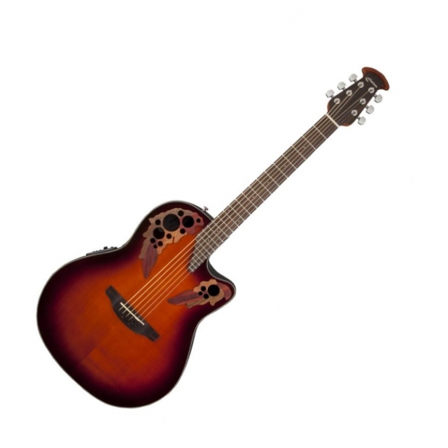 Электроакустическая гитара Ovation CE44-1 Celebrity Elite Mid Cutaway Sunburst #1 - фото 1