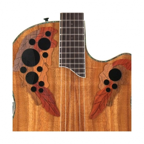 Электроакустическая гитара Ovation CE44P-FKOA Celebrity Elite Plus Mid Cutaway Natural Figured Koa #3 - фото 3