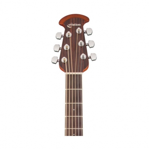 Электроакустическая гитара Ovation CE44P-FKOA Celebrity Elite Plus Mid Cutaway Natural Figured Koa #4 - фото 4