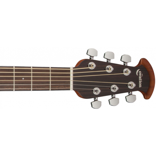 Электроакустическая гитара Ovation CE44-RR Celebrity Elite Mid Cutaway Ruby Red #4 - фото 4