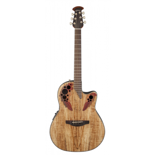 Электроакустическая гитара Ovation CE44P-SM Celebrity Elite Plus Mid Cutaway Natural Spalted Maple #2 - фото 2