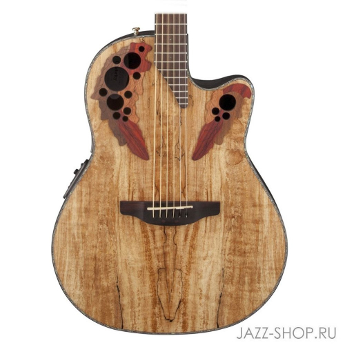 Электроакустическая гитара Ovation CE44P-SM Celebrity Elite Plus Mid Cutaway Natural Spalted Maple #3 - фото 3