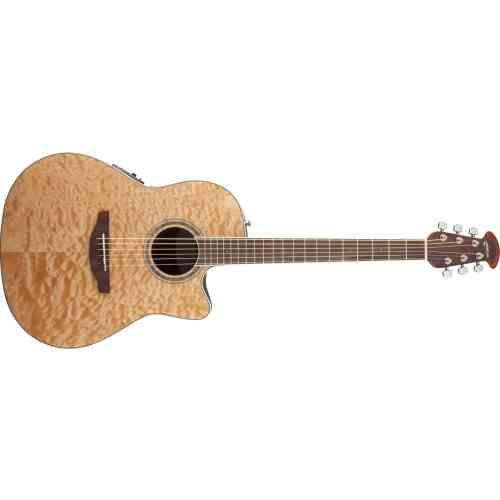 Электроакустическая гитара Ovation CS24P-4Q Celebrity Standard Plus Mid Cutaway Natural Quilt Maple #2 - фото 2