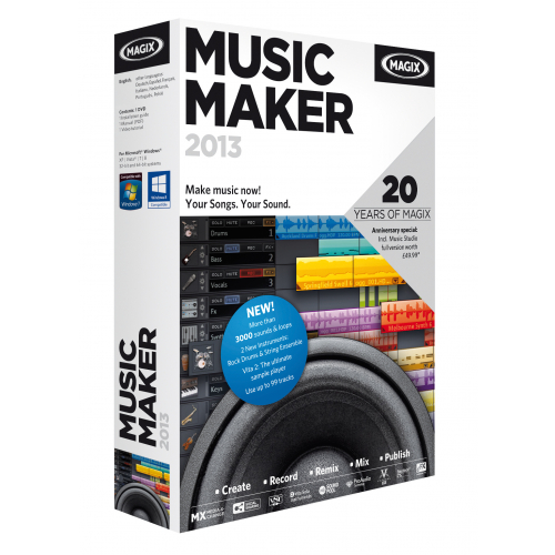 Программное обеспечение MAGIX Music Maker 2013 #1 - фото 1