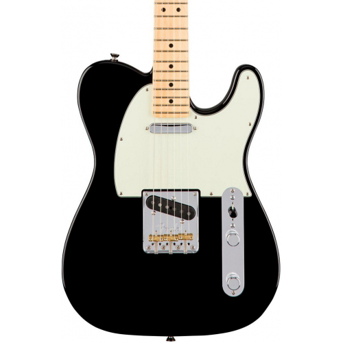 Электрогитара Fender AM PRO TELE MN BK #1 - фото 1