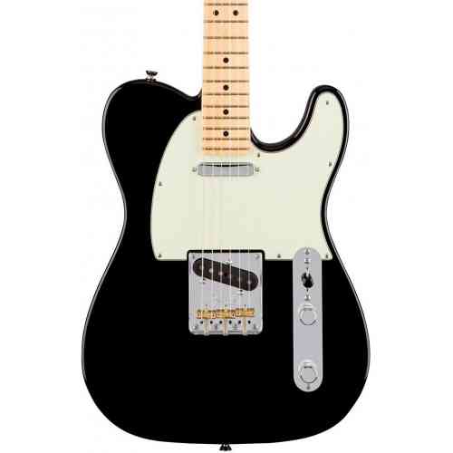 Электрогитара Fender AM PRO TELE MN BK #1 - фото 1