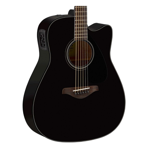Электроакустическая гитара Yamaha FGX800C BLACK #1 - фото 1