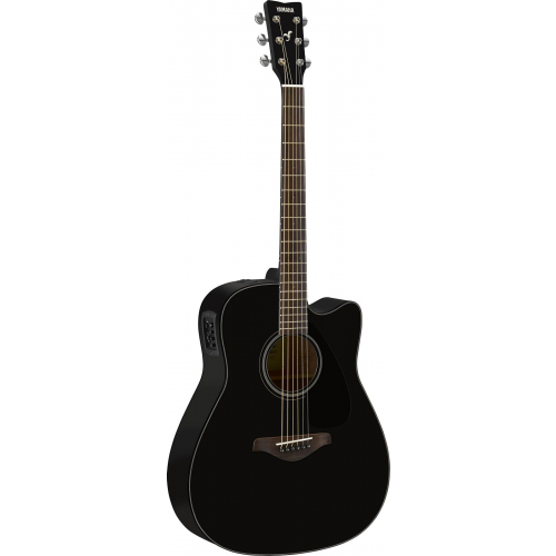 Электроакустическая гитара Yamaha FGX800C BLACK #2 - фото 2