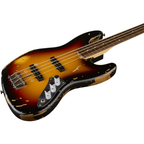 Бас-гитара Fender Jaco Pastorius Jazz Bass®, Rosewood Fingerboard 3-Color Sunburst #3 - фото 3