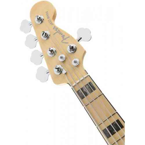 Бас-гитара Fender American Elite Jazz Bass® V Ash, Maple Fingerboard Tobacco Sunburst #4 - фото 4
