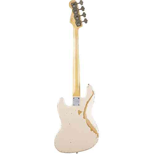 Бас-гитара Fender Flea Jazz Bass Rosewood Fingerboard Roadworn Shell Pink #6 - фото 6
