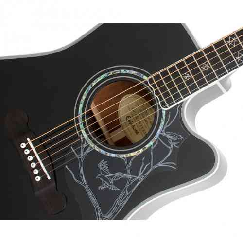 Электроакустическая гитара Epiphone Dave Navarro 'Jane' Ebony #3 - фото 3