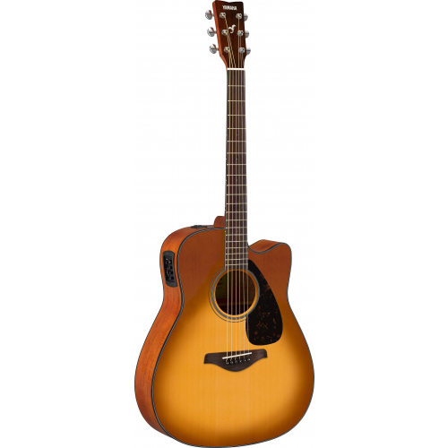 Электроакустическая гитара Yamaha FGX800C SB #3 - фото 3