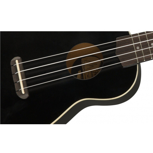 Акустическое укулеле Fender UKULELE VENICE BLACK #3 - фото 3