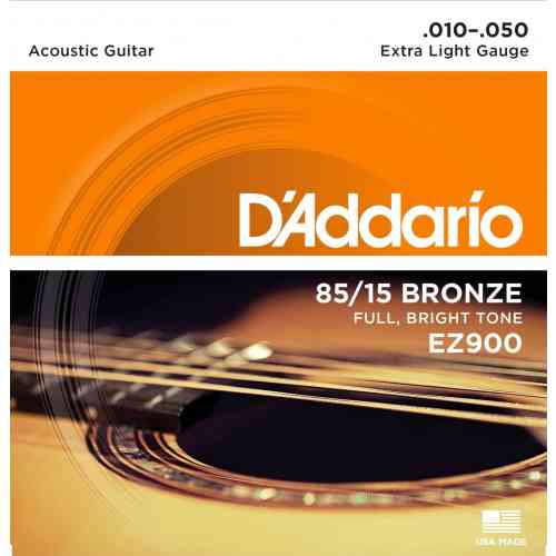Струны для акустической гитары D`Addario EZ900  #1 - фото 1