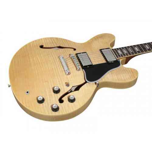 Электрогитара Gibson 2018 MEMPHIS ES-335 FIGURED DARK VINTAGE NATURAL #2 - фото 2