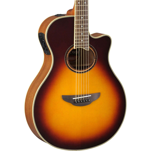 Электроакустическая гитара Yamaha APX700II BROWN SUNBURST #1 - фото 1