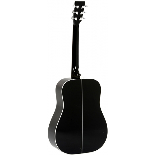 Акустическая гитара Sigma DM-1ST-BK+ #4 - фото 4