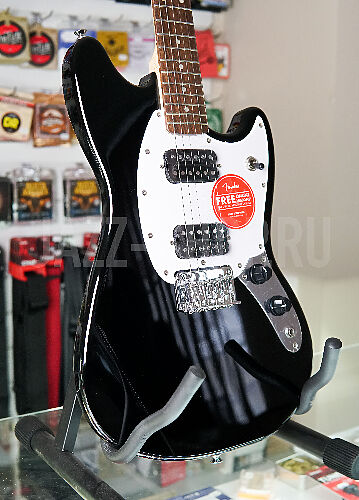 Электрогитара Fender SQUIER BULLET MUSTANG HH BLK #7 - фото 7