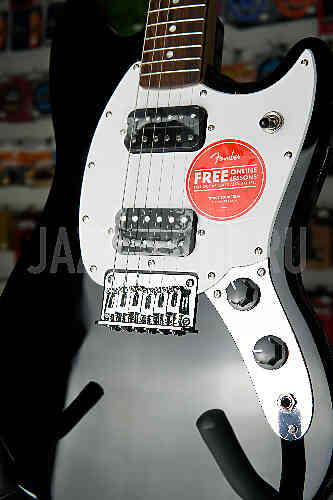 Электрогитара Fender SQUIER BULLET MUSTANG HH BLK #8 - фото 8